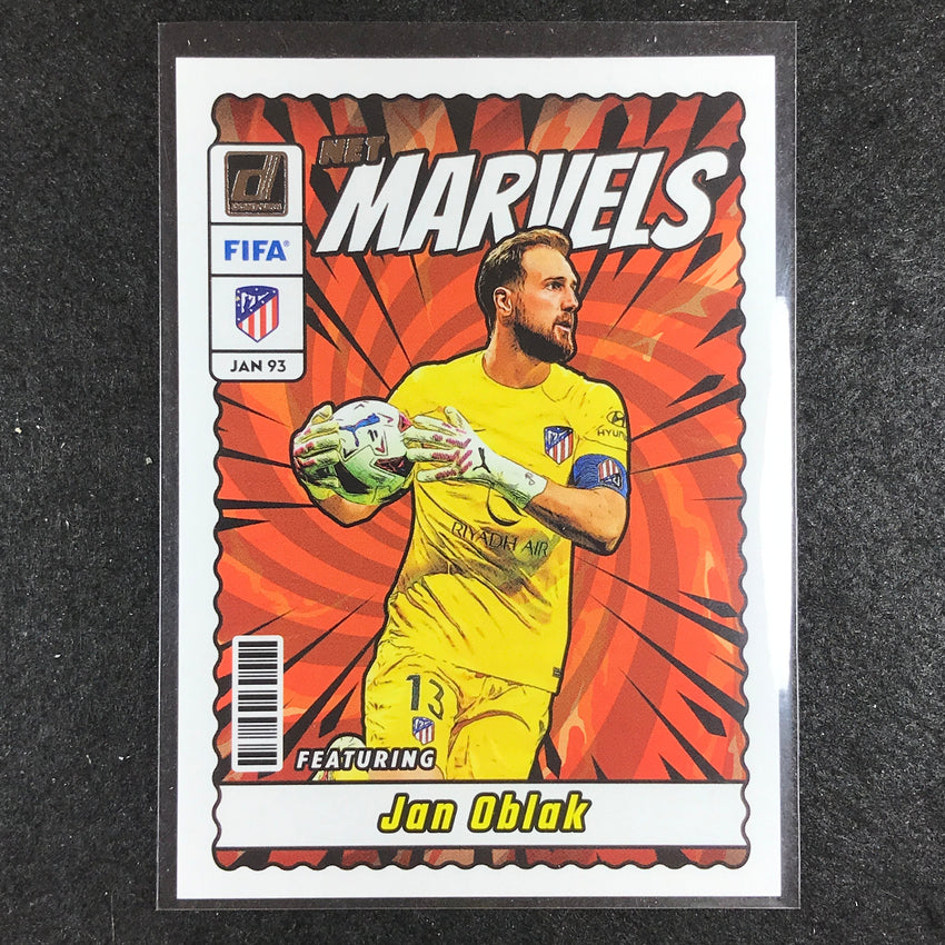 2023-24 Donruss Soccer JAN OBLAK Net Marvels Silver #23