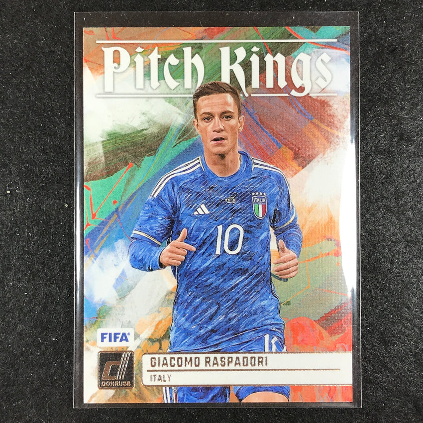 2023-24 Donruss Soccer GIACOMO RASPADORI Pitch Kings Silver #24