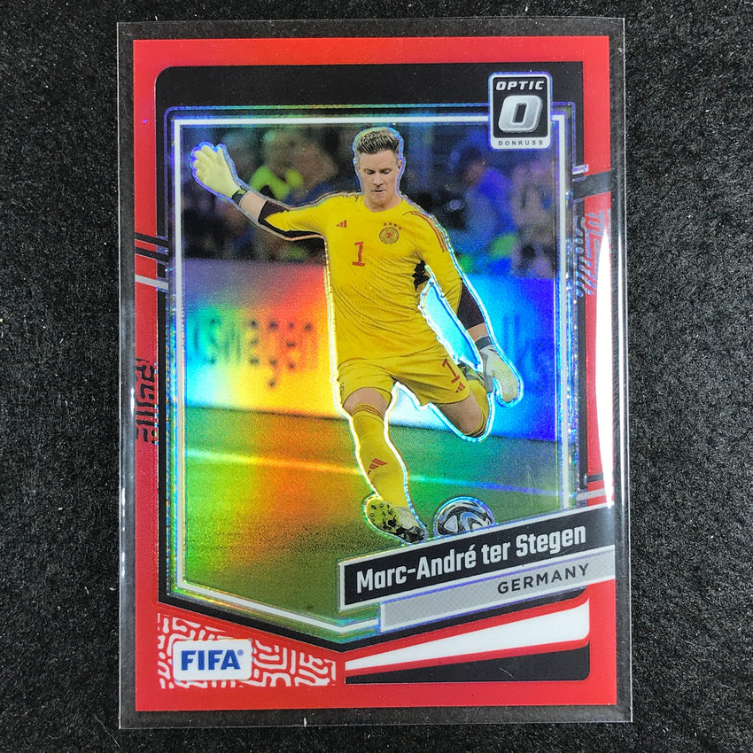 2023-24 Donruss Soccer MARC-ANDRE TER STEGEN Optic Red 88/299 #27