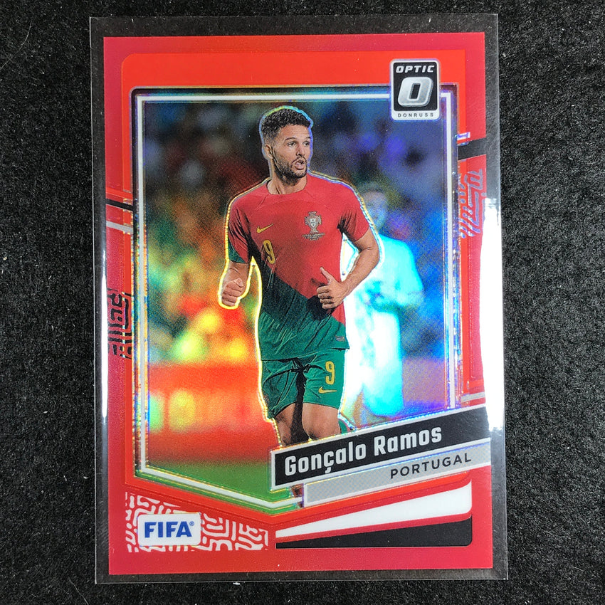 2023-24 Donruss Soccer GONCALO RAMOS Optic Red 132/299 #46