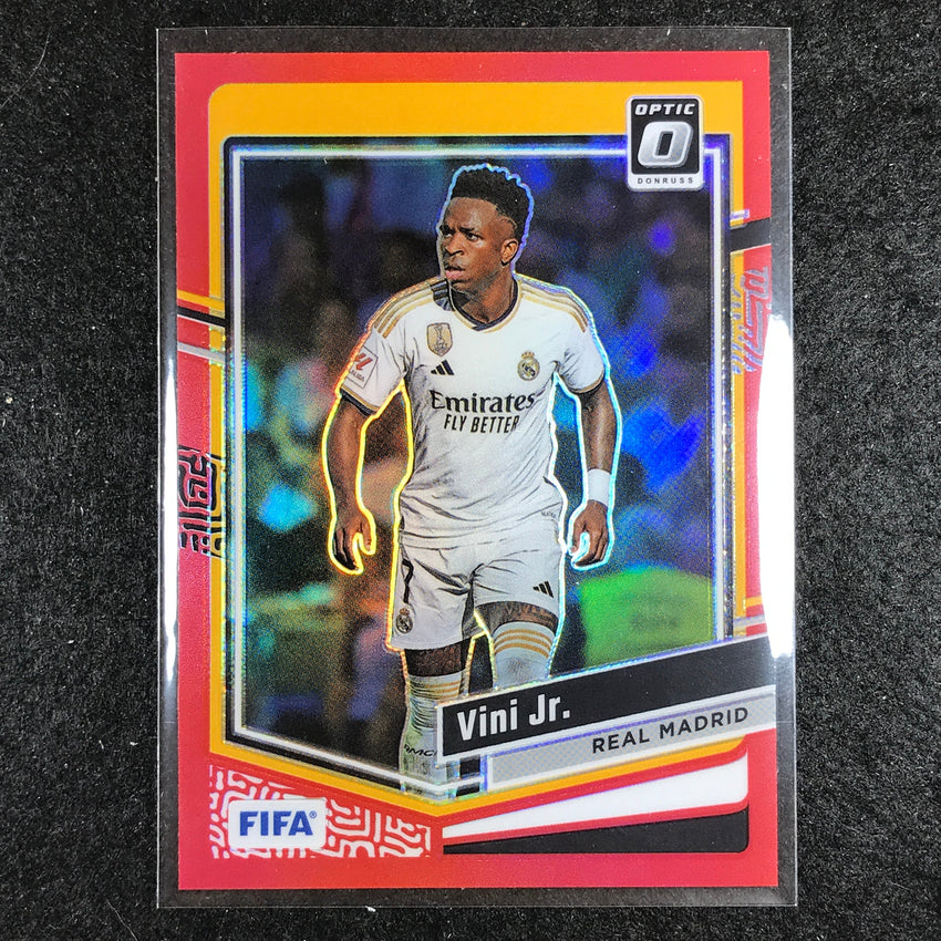 2023-24 Donruss Soccer VINI JR. Optic Red 222/299 No. 119