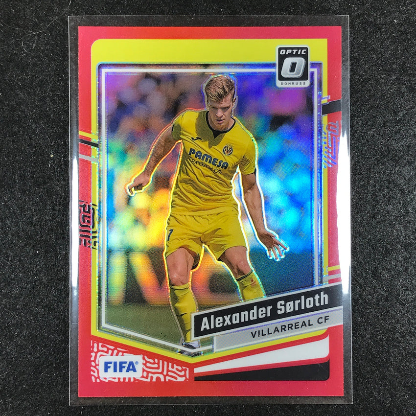 2023-24 Donruss Soccer ALEXANDER SORLOTH Optic Red 98/299 #125