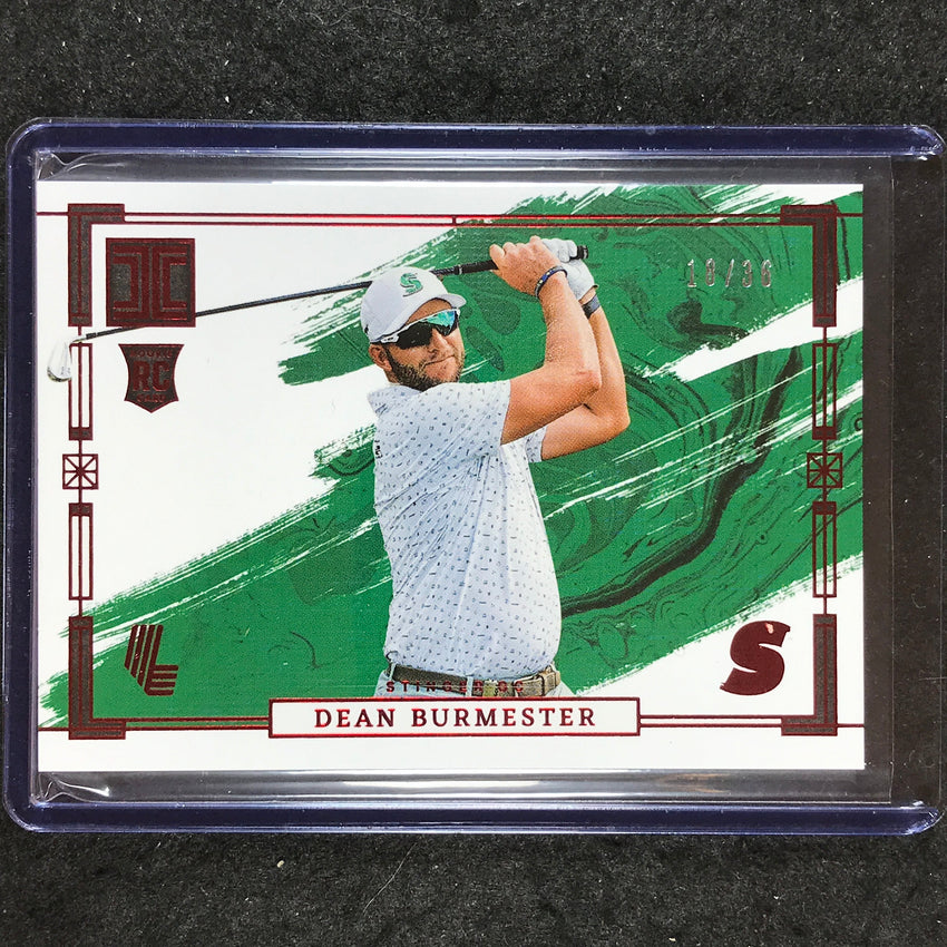 2024 Impeccable LIV Golf DEAN BURMESTER Base Variation Red 18/36 #80