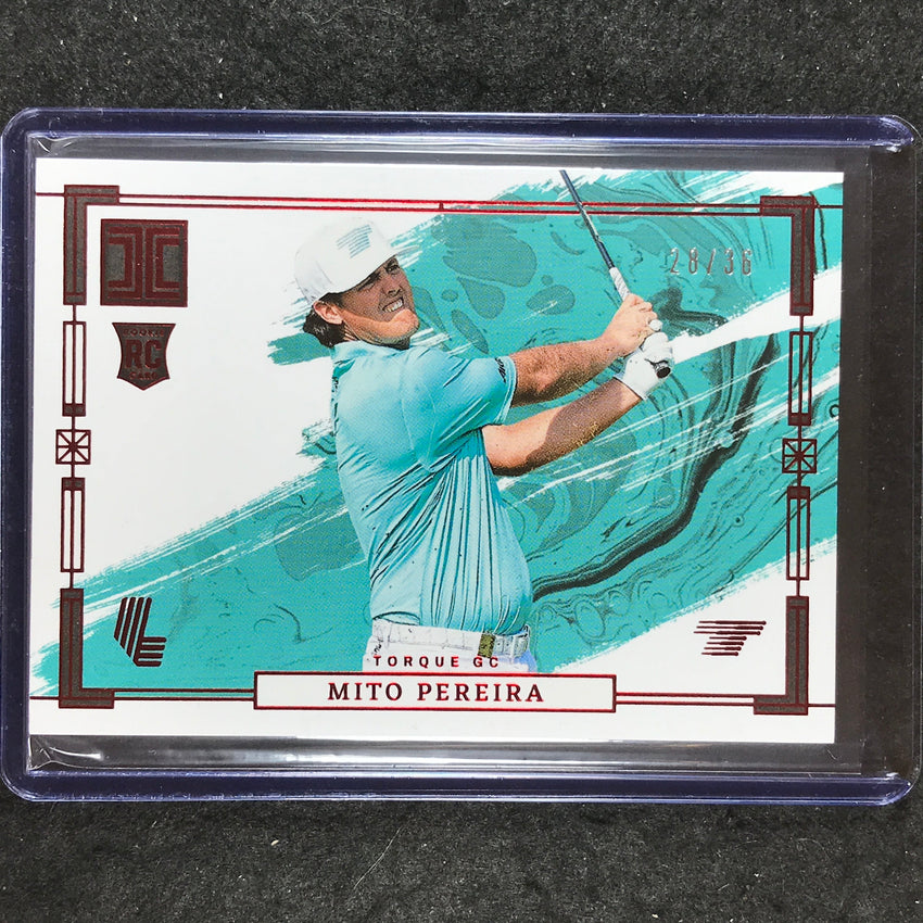 2024 Impeccable LIV Golf MITO PEREIRA Rookie Base Variation Red 28/36 #98