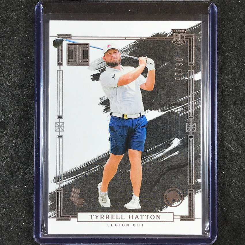 2024 Impeccable LIV Golf TYRELL HATTON Rookie Base Silver 6/25 #16
