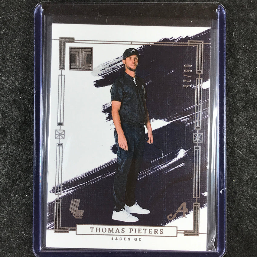 2024 Impeccable LIV Golf THOMAS PIETERS Base Silver 5/25 #32