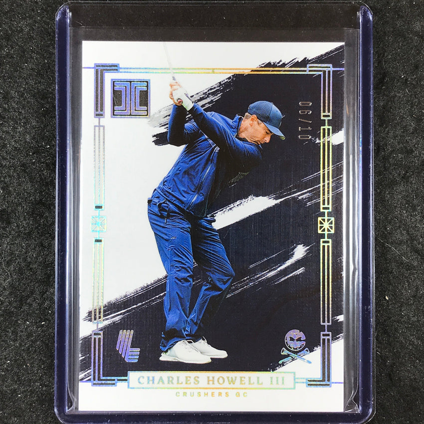 2024 Impeccable LIV Golf CHARLES HOWELL III Base Gold Holo 6/10 #19