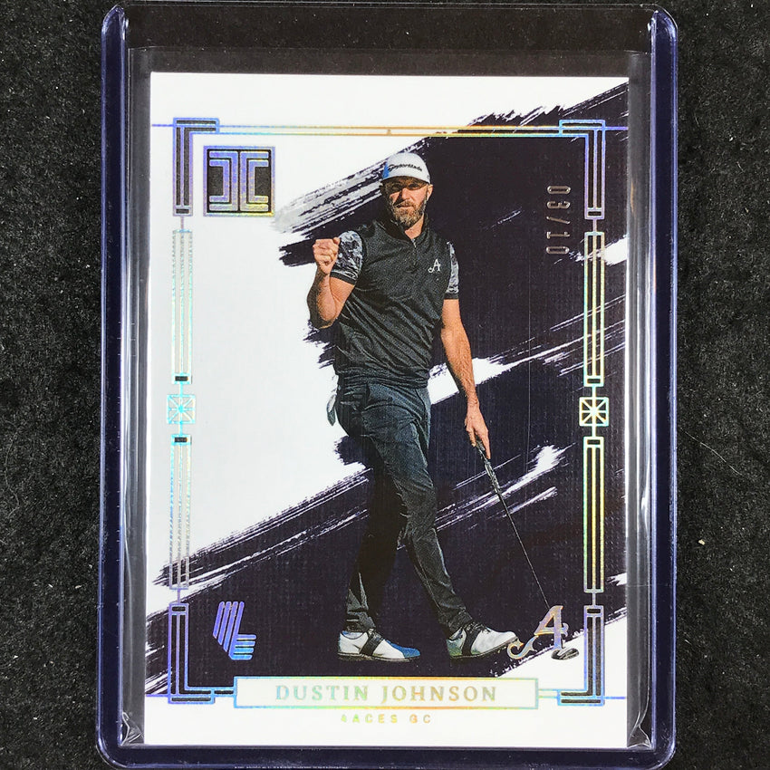 2024 Impeccable LIV Golf DUSTIN JOHNSON Base Gold Holo 3/10 #28