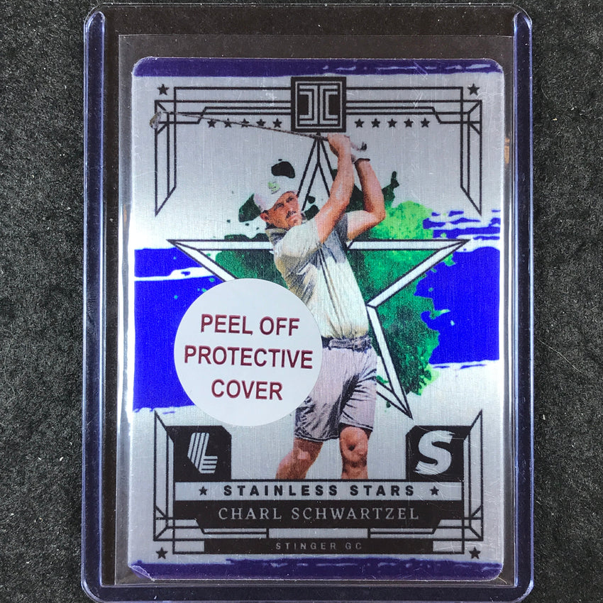 2024 Impeccable LIV Golf CHARL SCHWARTZEL Stainless Stars Blue 25/25 #16