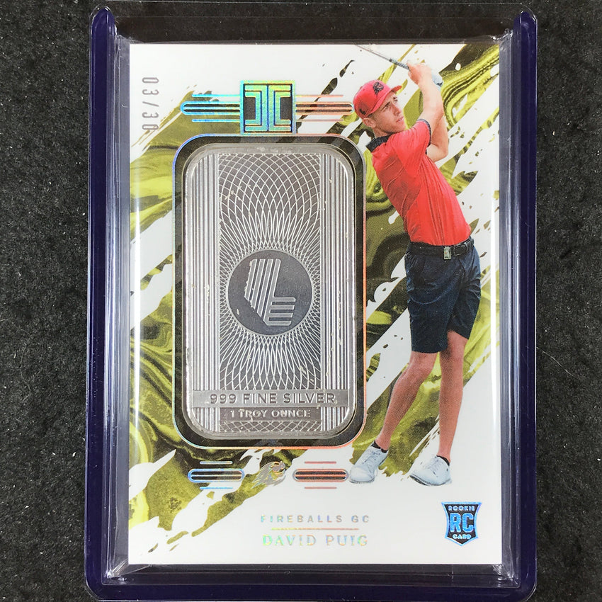 2024 Impeccable LIV Golf DAVID PUIG Silver LIV Logo Rookie 3/30