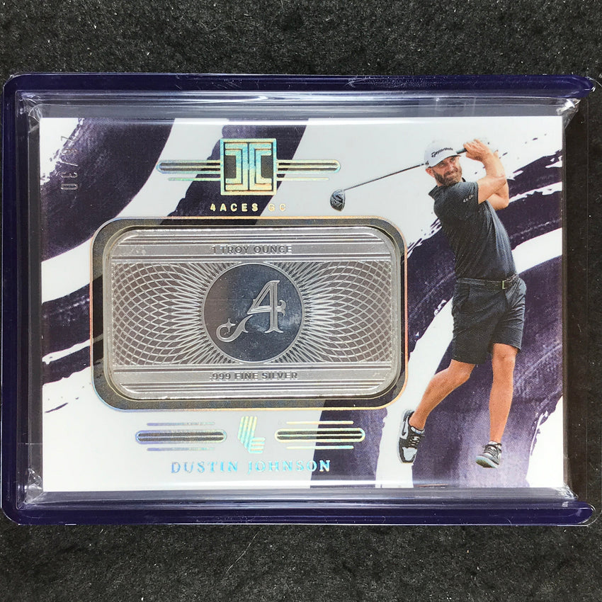 2024 Impeccable LIV Golf DUSTIN JOHNSON Silver Team Logos 26/30