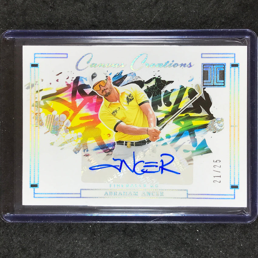 2024 Impeccable LIV Golf ABRAHAM ANCER Canvas Creations Auto Silver 21/25