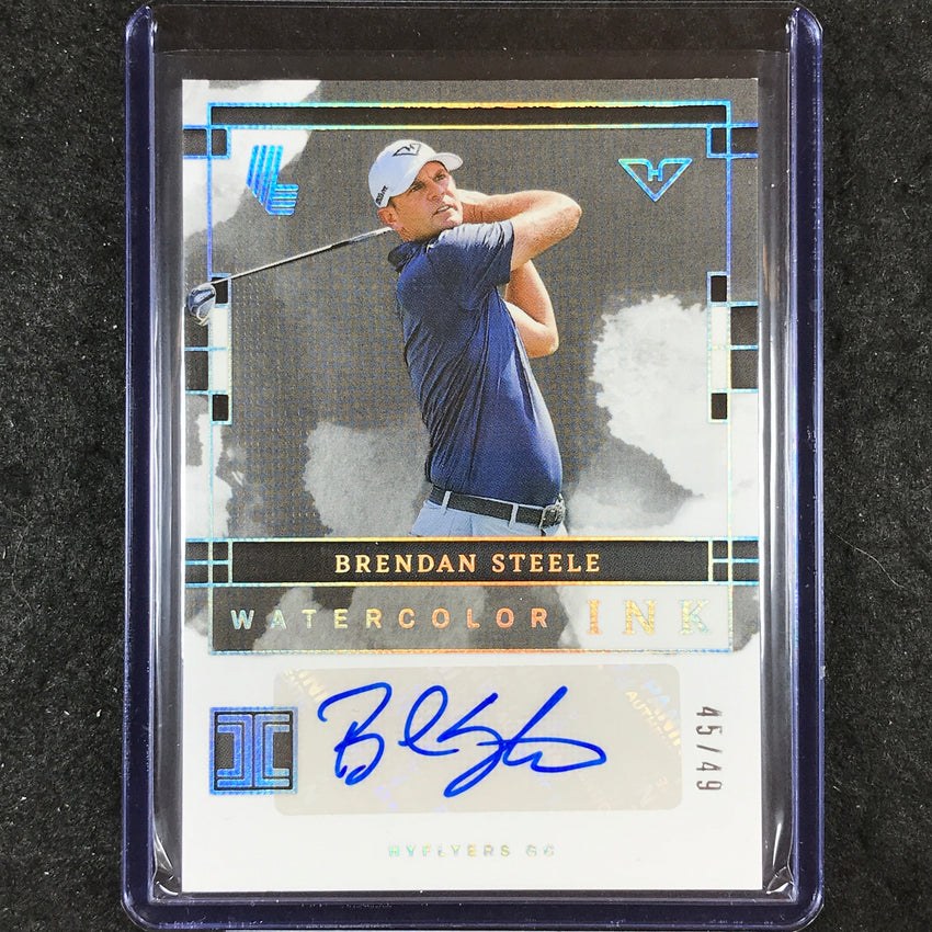 2024 Impeccable LIV Golf BRENDAN STEELE Watercolor Ink Auto Silver 45/49