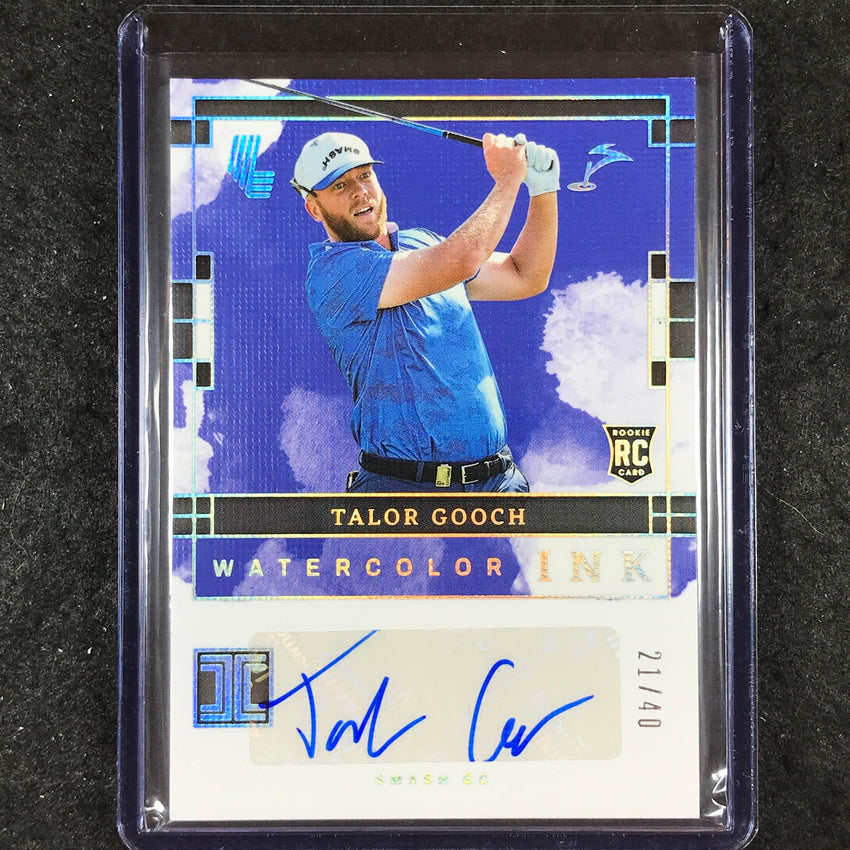 2024 Impeccable LIV Golf TALOR GOOCH Watercolor Ink Rookie Auto Silver 21/40