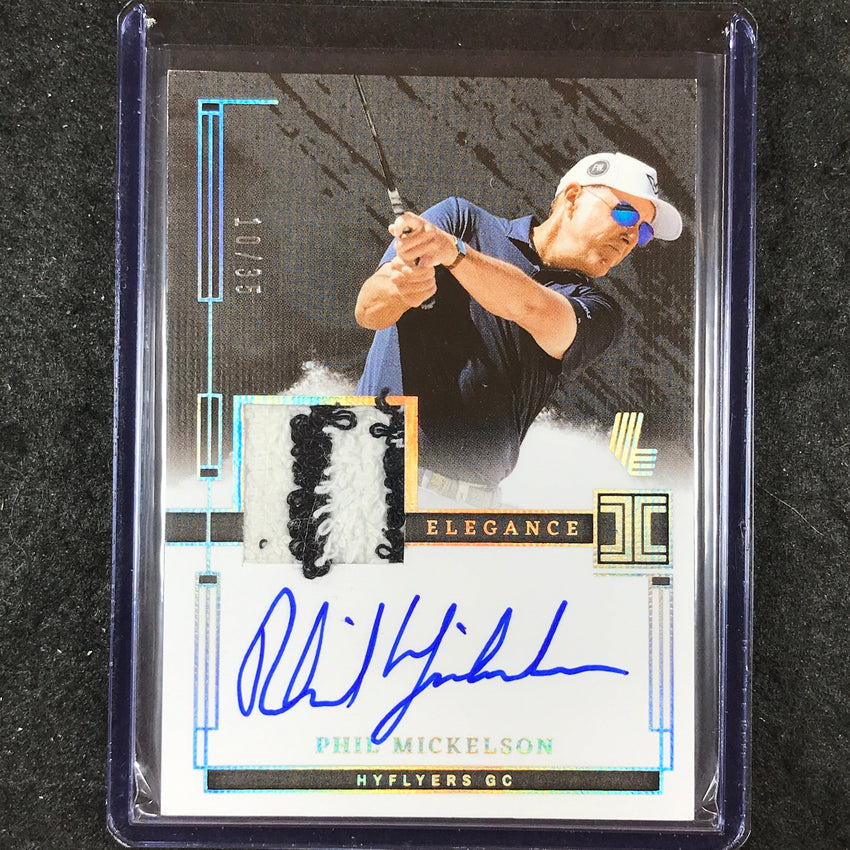 2024 Impeccable LIV Golf PHIL MICKELSON Elegance Memorabilia Patch Auto 10/35