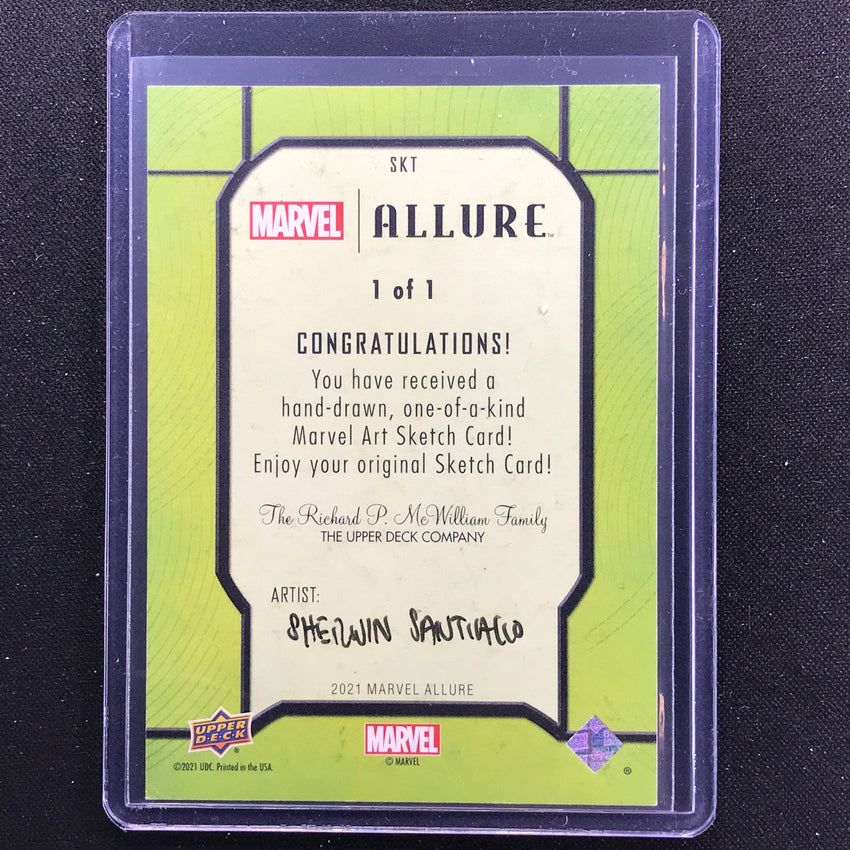 2022 Marvel Allure Archangel Sketch Card 1/1 Sherwin Santiago