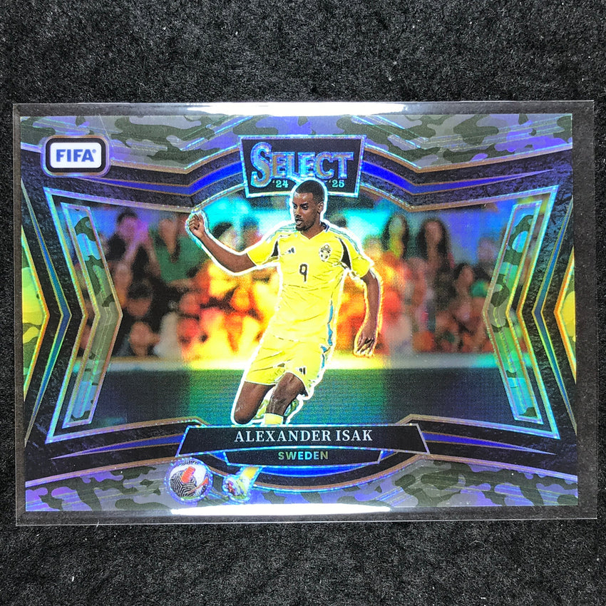 2024-25 Select FIFA ALEXANDER ISAK Field Level Camo /135 #224