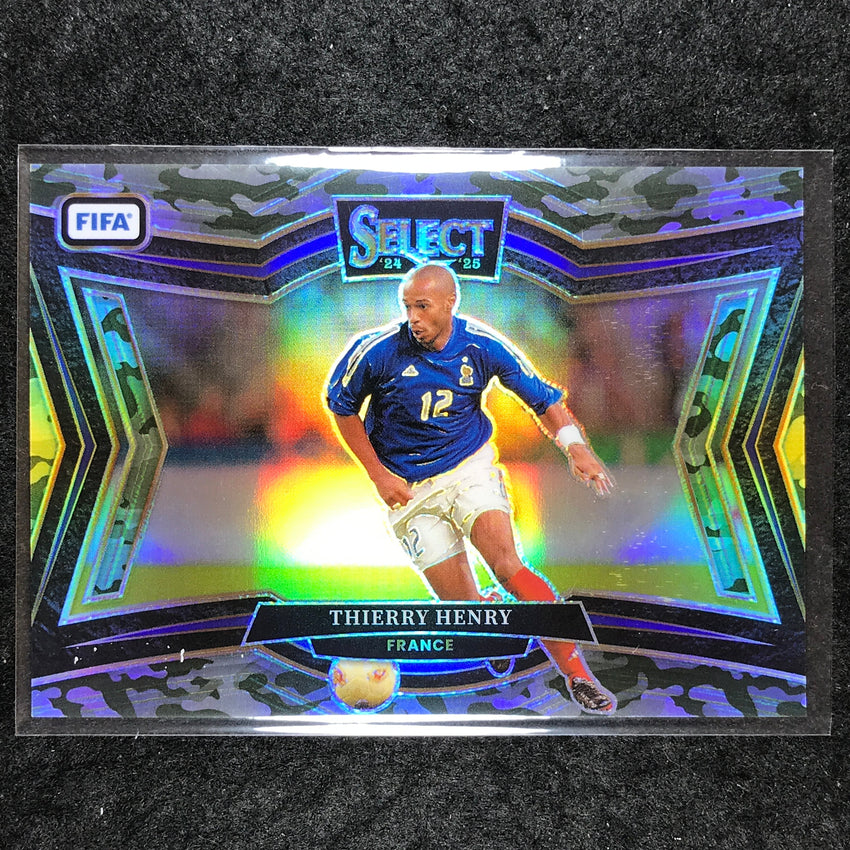 2024-25 Select FIFA THIERRY HENRY Field Level Camo /135 #247