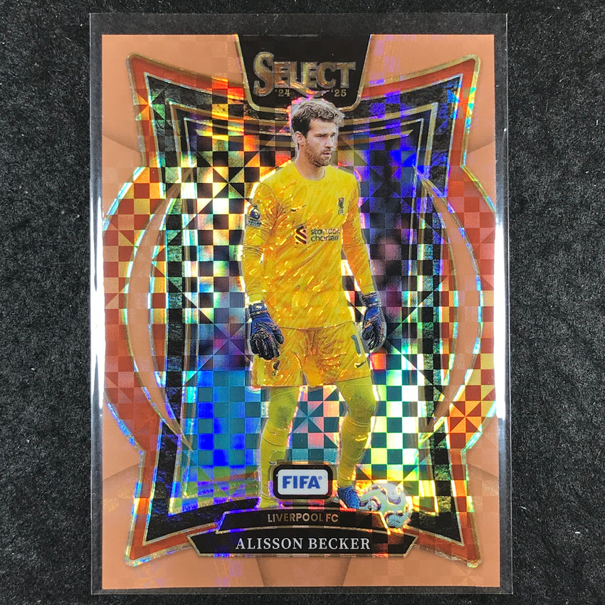 2024-25 Select FIFA ALISSON BECKER Terrace Bronze Checker 29/75 #20