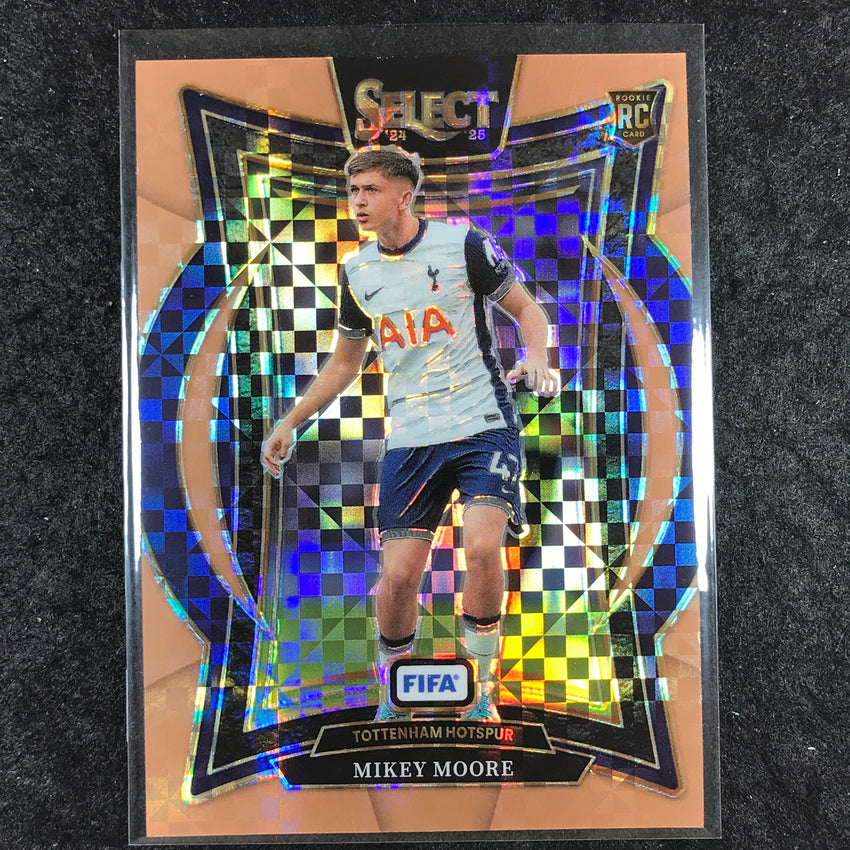 2024-25 Select FIFA MIKEY MOORE Terrace Rookie Bronze Checker 46/75 #28