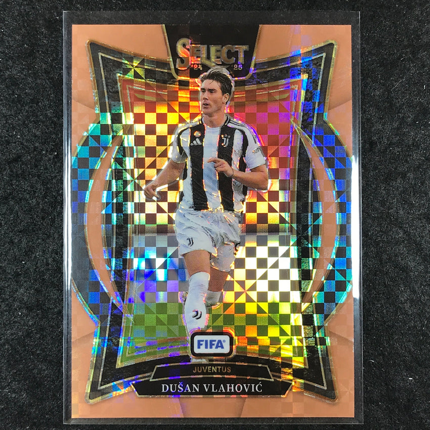 2024-25 Select FIFA DUSAN VLAHOVIC Terrace Bronze Checker 45/75 #39