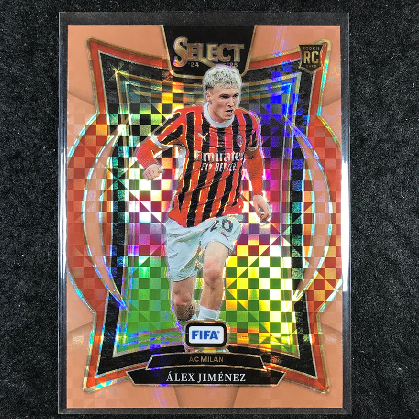 2024-25 Select FIFA ALEX JIMENEZ Terrace Rookie Bronze Checker 73/75 #43