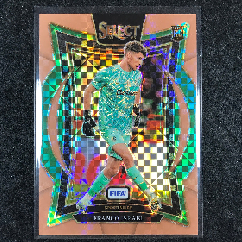 2024-25 Select FIFA FRANCO ISRAEL Terrace Rookie Bronze Checker 23/75 #48