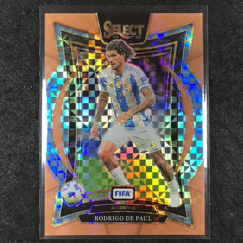 2024-25 Select FIFA RODRIGO DE PAUL Terrace Bronze Checker 75/75 #61