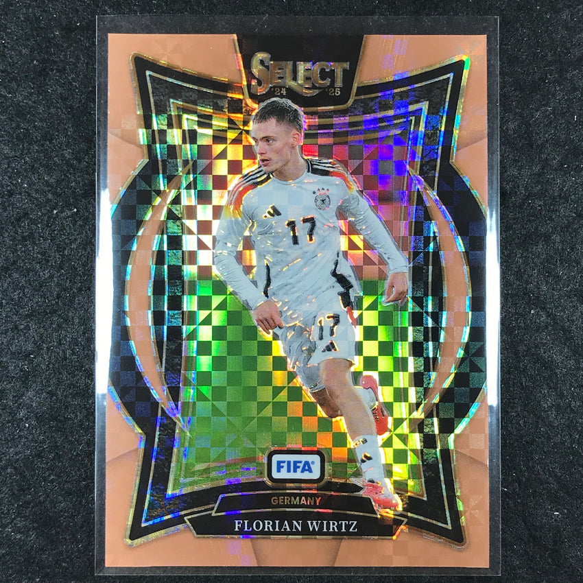 2024-25 Select FIFA FLORIAN WIRTZ Terrace Bronze Checker 22/75 #78