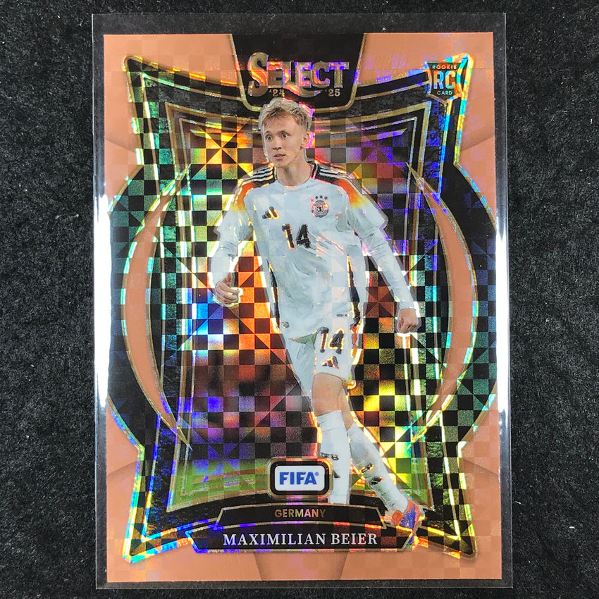 2024-25 Select FIFA MAXIMILIAN BEIER Terrace Rookie Bronze Checker 33/75 #79
