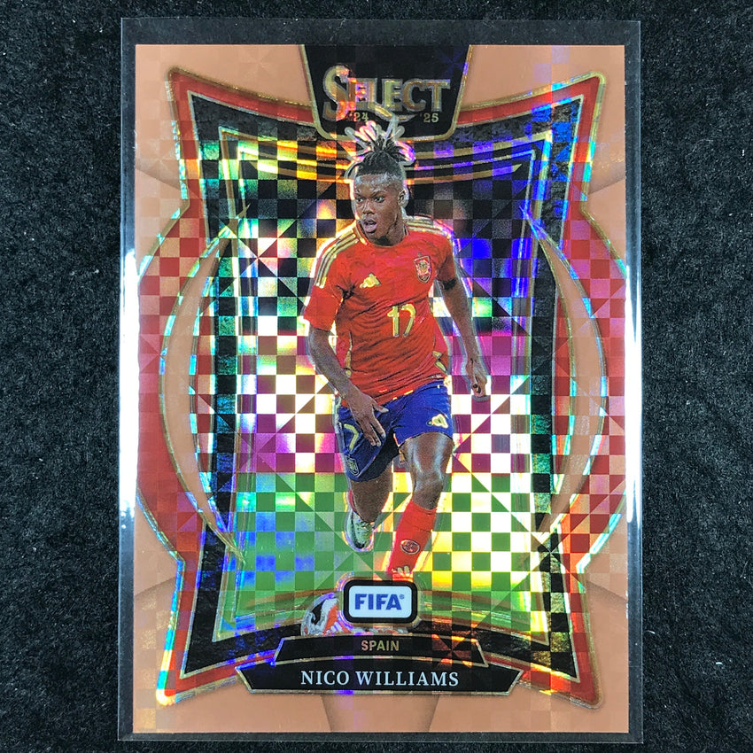 2024-25 Select FIFA NICO WILIAMS Terrace Bronze Checker 36/75 #90