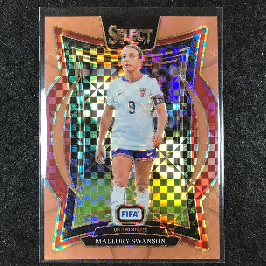 2024-25 Select FIFA MALLORY SWANSON Terrace Bronze Checker 60/75 #95