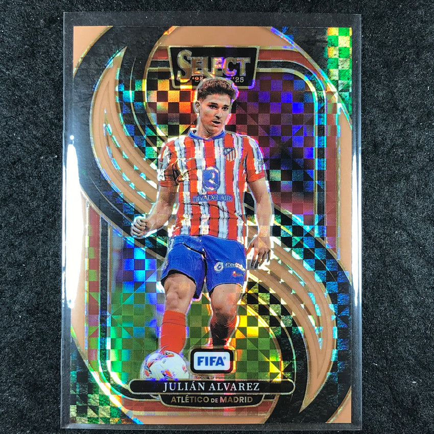 2024-25 Select FIFA JULIAN ALVAREZ Mezzanine Bronze Checker 33/75 #111