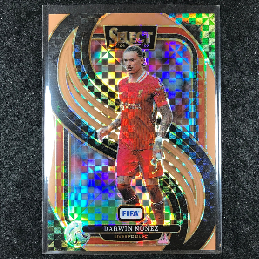 2024-25 Select FIFA DARWIN NUNEZ Mezzanine Bronze Checker 24/75 #119