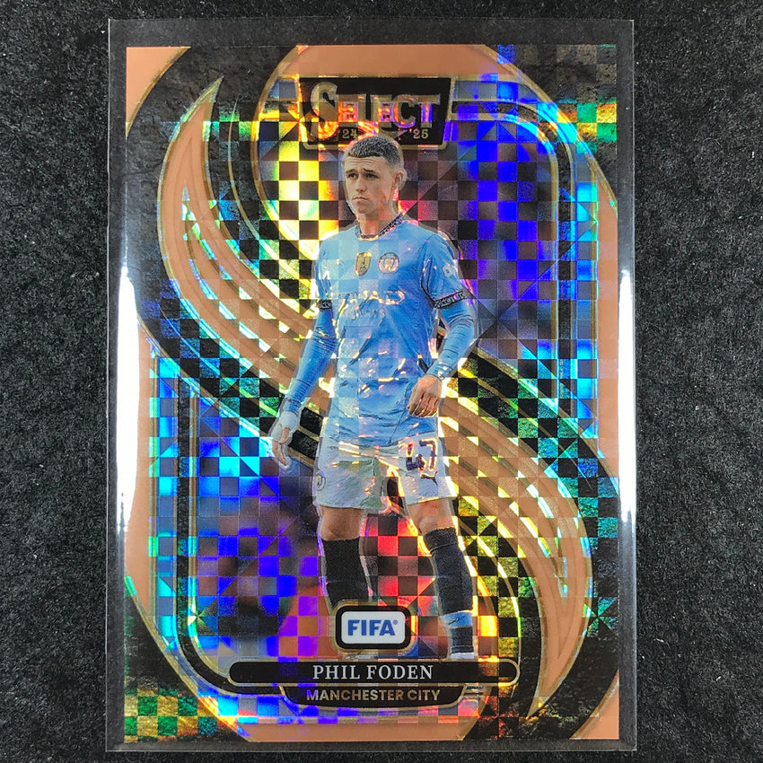 2024-25 Select FIFA PHIL FODEN Mezzanine Bronze Checker 36/75 #123