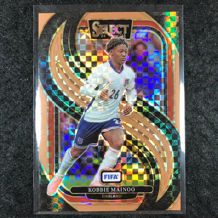 2024-25 Select FIFA KOBBIE MAINOO Mezzanine Bronze Checker 1/75 #165