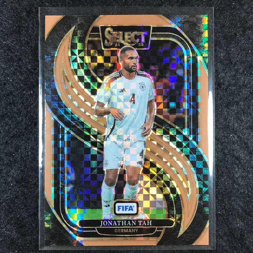 2024-25 Select FIFA JONATHAN TAH Mezzanine Bronze Checker 58/75 #180