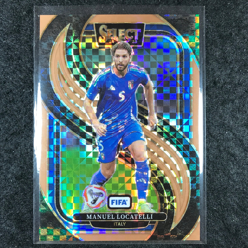 2024-25 Select FIFA MANUEL LOCATELLI Mezzanine Bronze Checker 32/75 #186