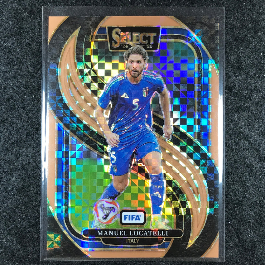 2024-25 Select FIFA MANUEL LOCATELLI Mezzanine Bronze Checker 53/75 #186