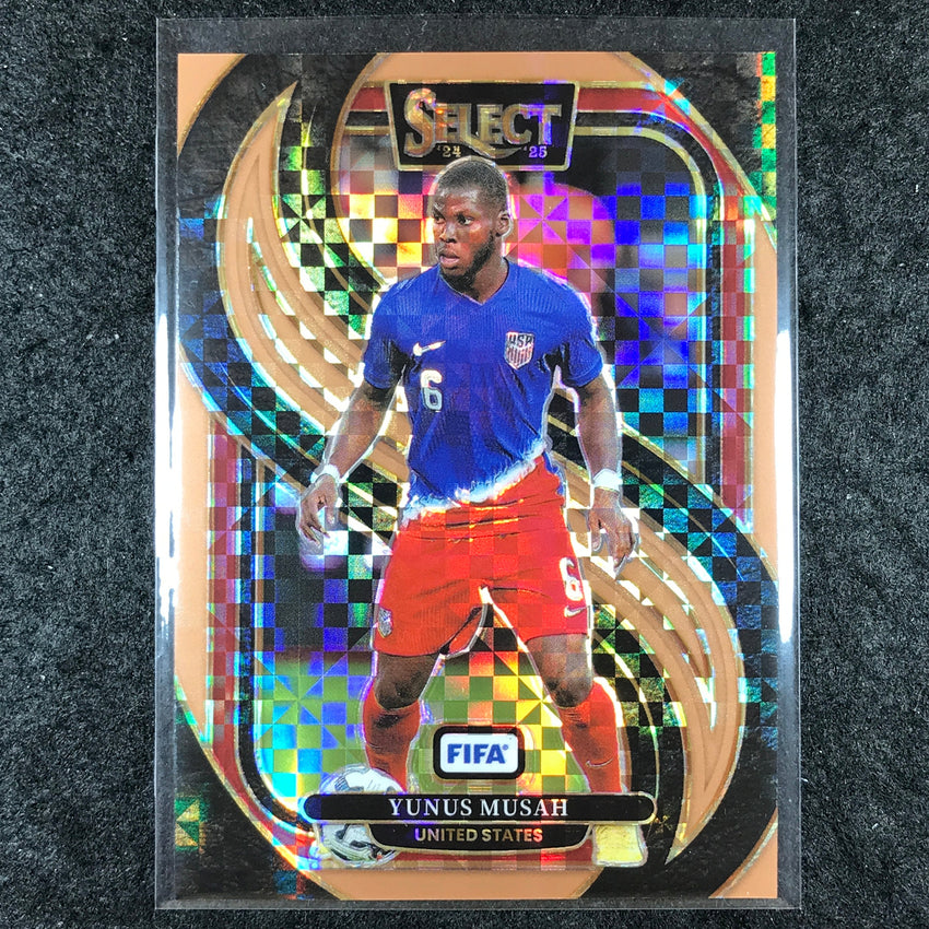 2024-25 Select FIFA YUNUS MUSAH Mezzanine Bronze Checker 3/75 #199