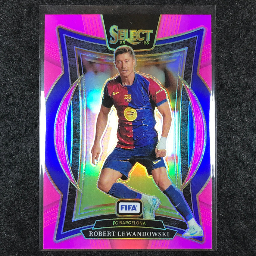 2024-25 Select FIFA ROBERT LEWANDOWSKI Terrace Pink 46/59 #8