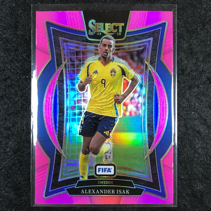 2024-25 Select FIFA ALEXANDER ISAK Terrace Pink 12/59 #92