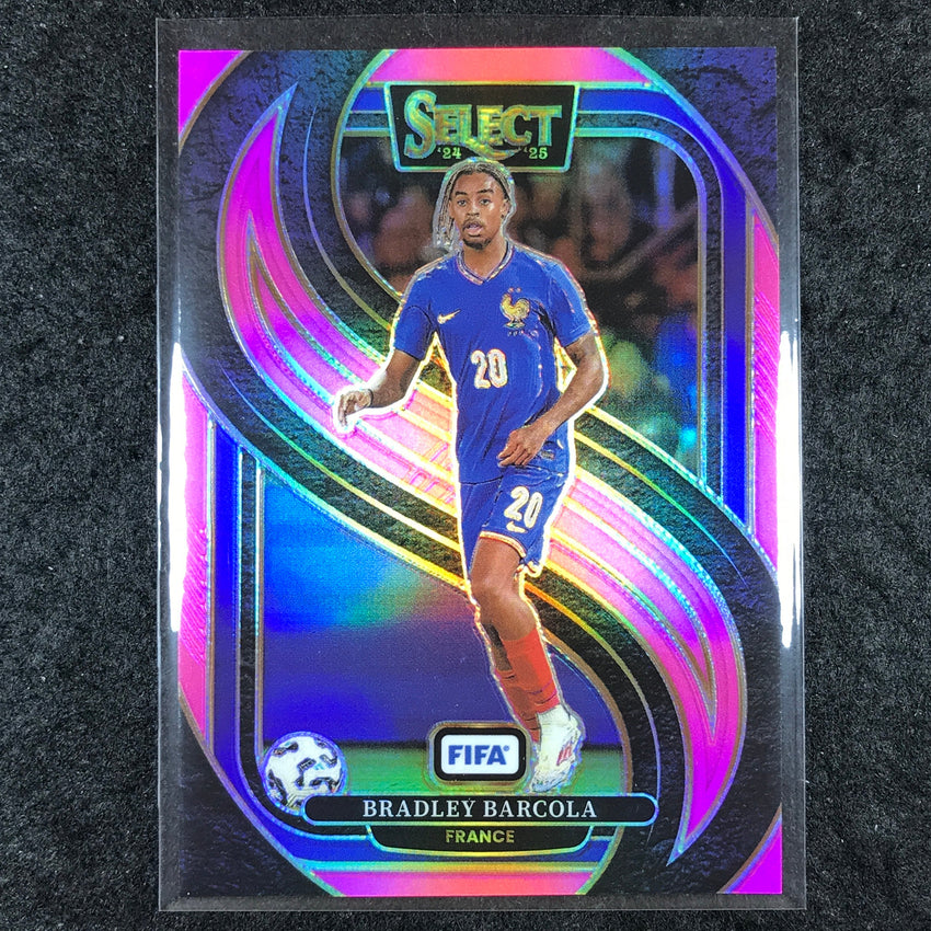 2024-25 Select FIFA BRADLEY BARCOLA Mezzanine Pink 42/59 #172