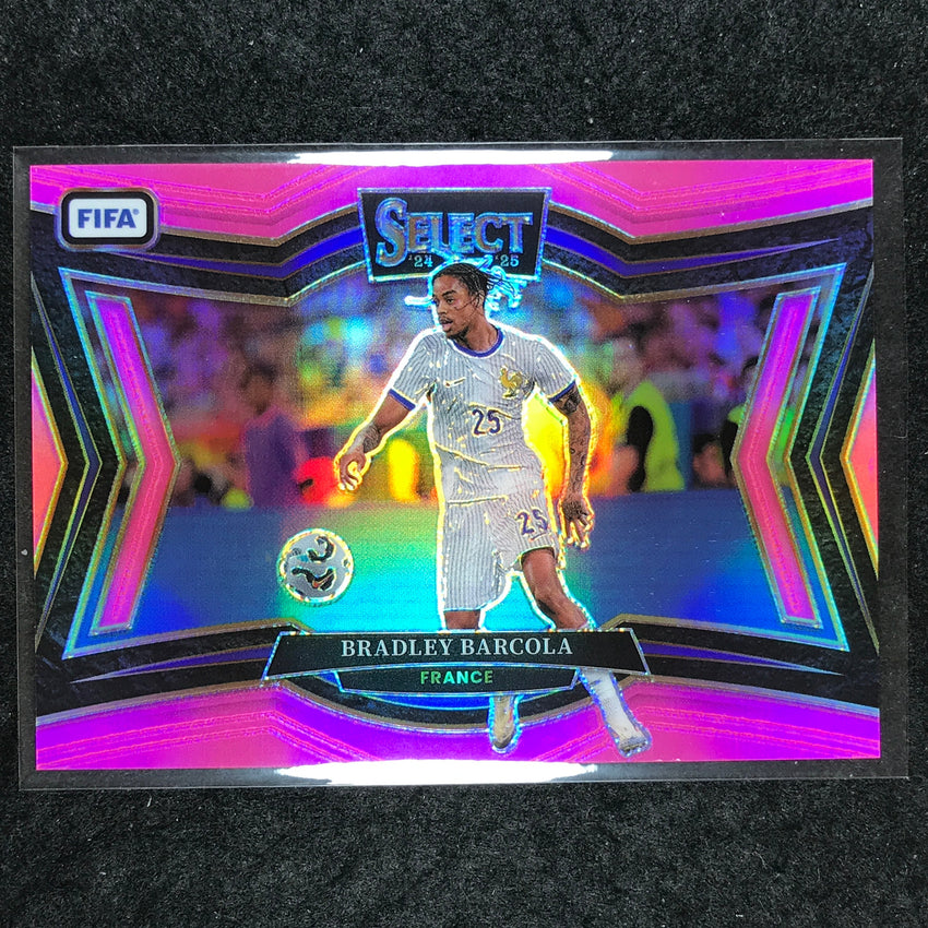 2024-25 Select FIFA BRADLEY BARCOLA Field Level Pink 9/59 #203