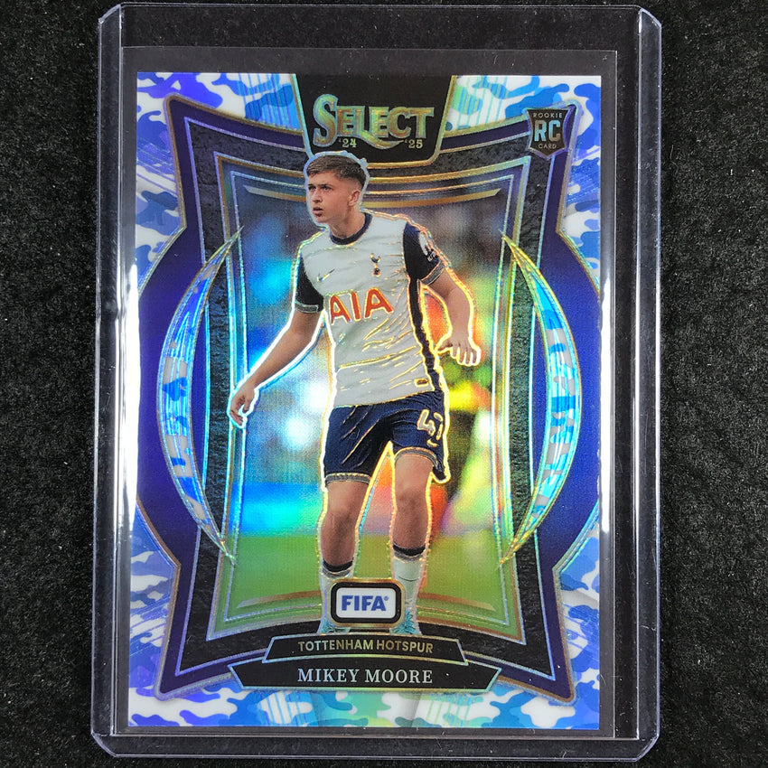 2024-25 Select FIFA MIKEY MOORE Terrace Rookie Winter Camo 3/30 #28