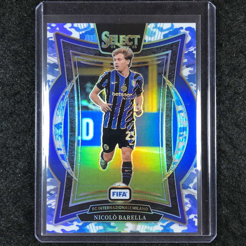 2024-25 Select FIFA NICOLO BARELLA Terrace Winter Camo 9/30 #36
