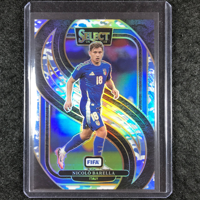 2024-25 Select FIFA NICOLO BARELLA Mezzanine Winter Camo 9/30 #187