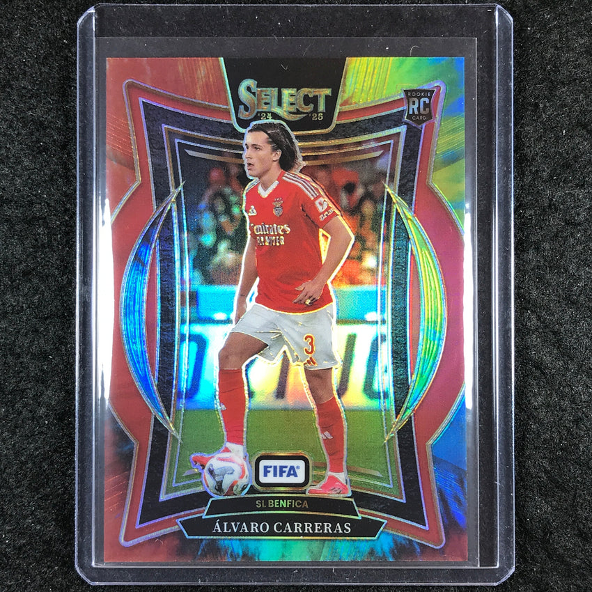 2024-25 Select FIFA ALVARO CARRERAS Terrace Rookie Tie-Dye 8/25 #51