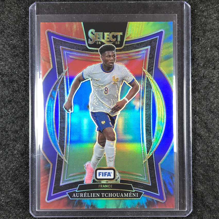 2024-25 Select FIFA AURELIEN TCHOUAMENI Terrace Tie-Dye 7/25 #69