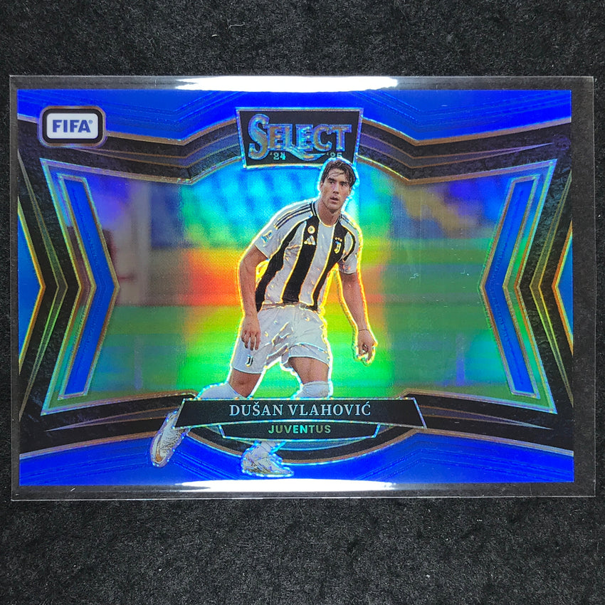 2024-25 Select FIFA DUSAN VLAHOVIC Field Level Blue #239